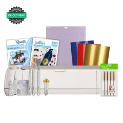 Cricut - Combo Full Maker 4 Rosa Marfil + Herramientas y Materiales