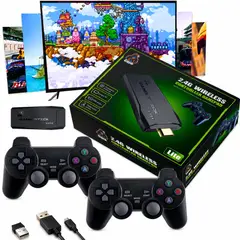 GENERICO - Consola Videojuego Inalámbrico Retro Stick Lite 2.4G – 10.000 Juegos Retro – 64GB + Pilas Gratis