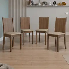 MADESA - Kit 4 Sillas de Comedor 4290