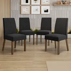 MADESA - Kit 4 Sillas de Comedor 4255