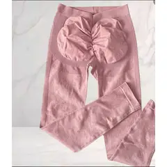 GENERICO - Legging Push Up CORTE V Moldeador PALO ROSA