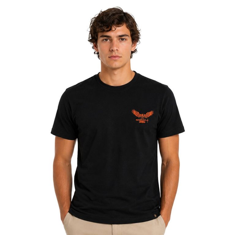 POLO MC HAMMERED SPLIT SST A3512605PR-BLK