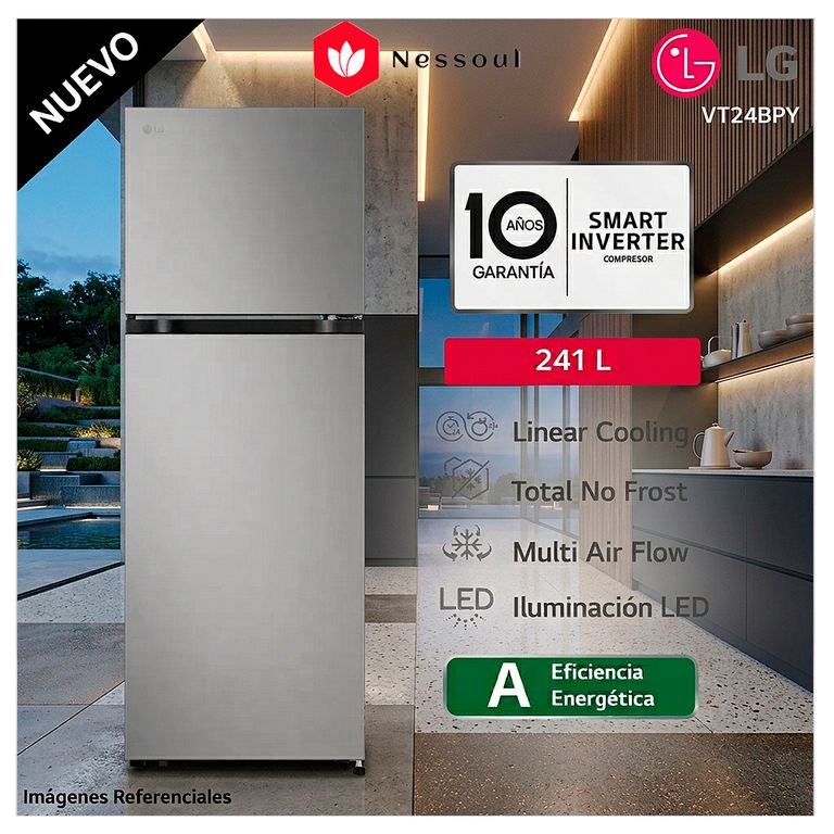 Refrigerador VT24BPY Top Freezer 241 litros No Frost Plata