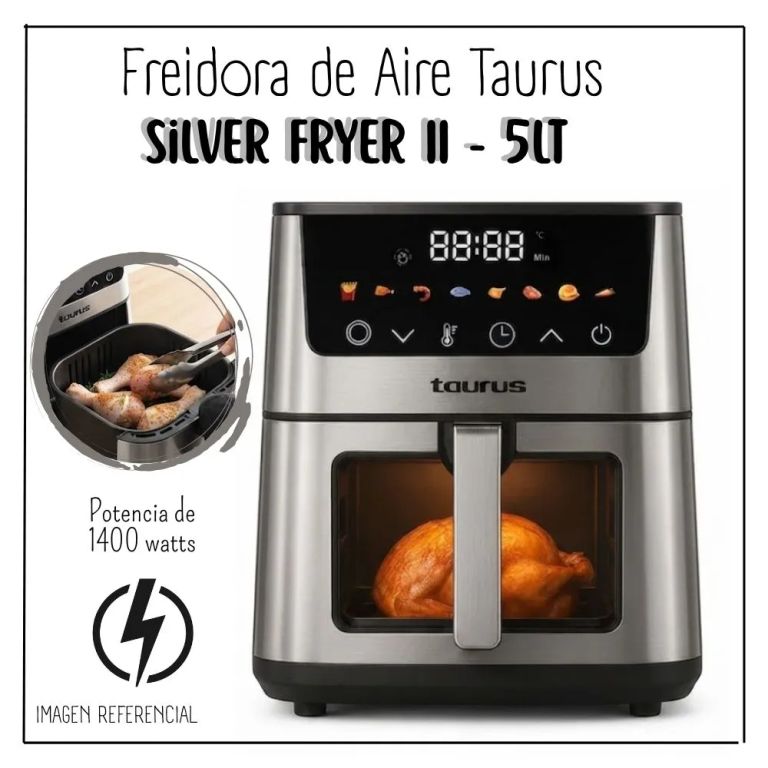 FREIDORA DE AIRE SILVER FRYER II – 5 L
