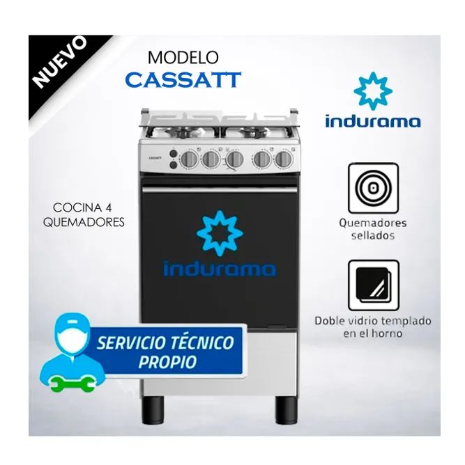 Cocina CASSATT Croma 4 Hornillas