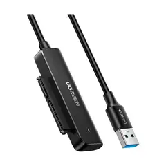 UGREEN - Adaptador Sata A Usb Negro Usb 3.0 para Sata 2.5