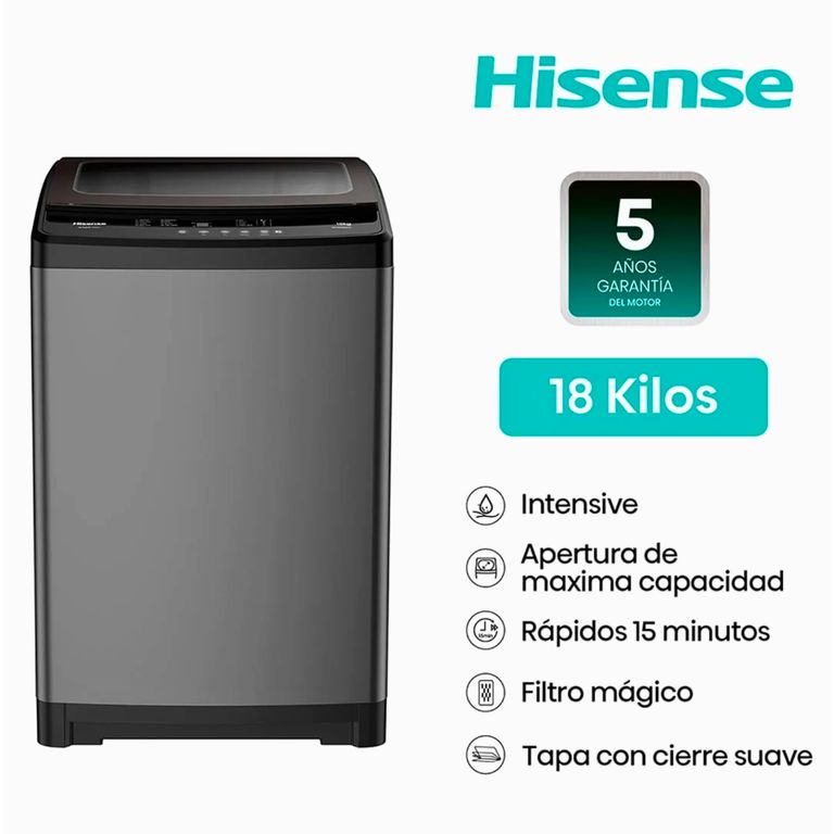 Lavadora Carga Superior 18Kg WT3W1823UT