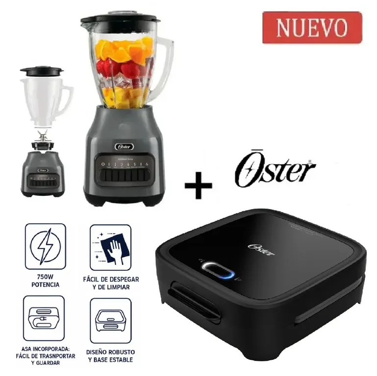 Combo Sandwichera Compacta CKSTSM400 - Licuadora BLSTPEG-GPB 1.5