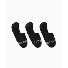 CONVERSE - Medias Mujer Pack X3 No Show Wordmark Blanco