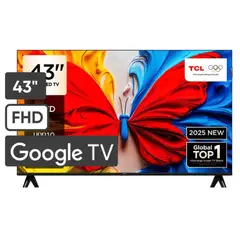 TCL - TELEVISOR QLED 43' FULL HD SMART GOOGLE TV 43S5K + Soundbar Bluetooth S45h