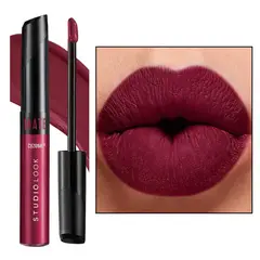 Cyzone - Labial líquido mate studio look Burgundy