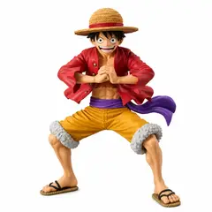 BANPRESTO - Figura Monkey D. Luffy Sentado One Piece Grandista