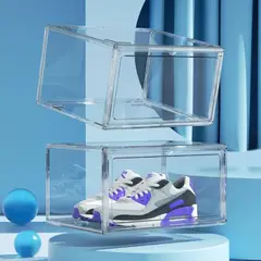 OEM - Caja Organizadora de Zapatos Acrílica Transparente Apilable Individual