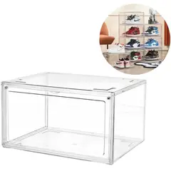 OEM - Caja Organizadora de Zapatos Acrílica Transparente Apilable Individual
