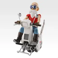 BANDAI - Figura Maestro Roshi en Scooter S.Cargo Dragon Ball Ichiban Kuji