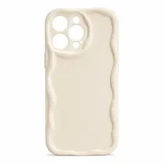 GENERICO - CASE FUNDA LISA COLOR BEIG PARA IPHONE 16 PRO MAX