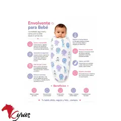 NO LOGO - JUEGO DE DOS ENVOLVENTES PARA BEBES