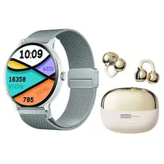 LENOVO - Audifonos LE302 Morado Bluetooth y Fit Pro reloj inteligente P