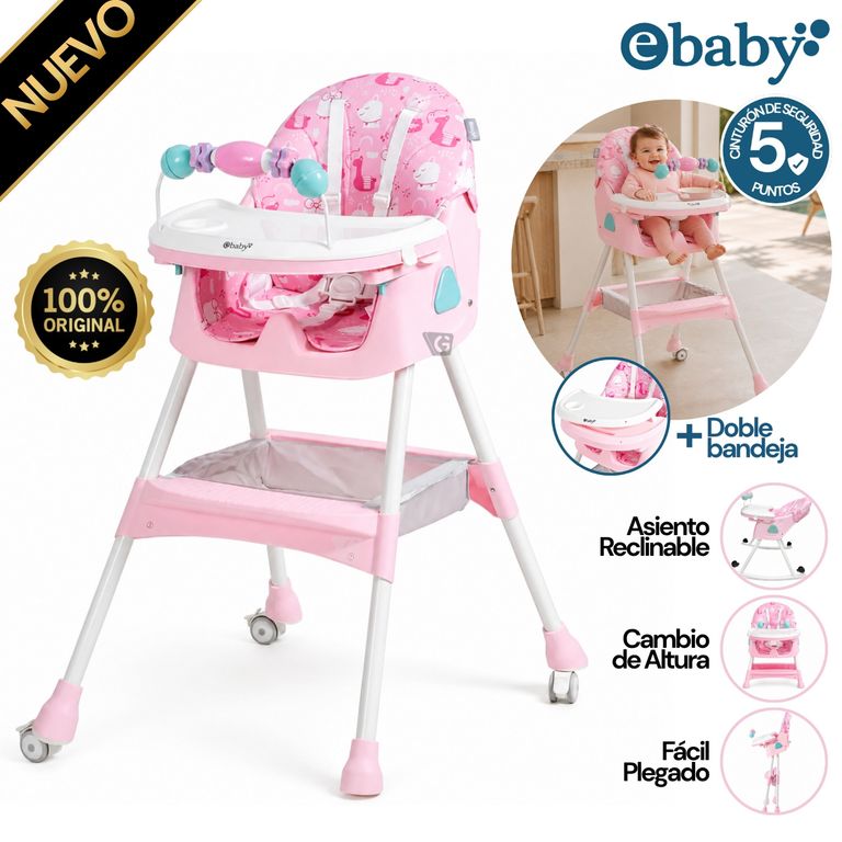 Silla de Comer LULU- EB631-1 Fucsia