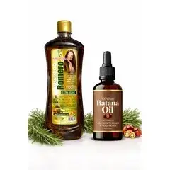 GENERICO - Pack Shampoo De Romero Sin Sal Con Canela Y Clavo 1100ml + Aceite de Batana