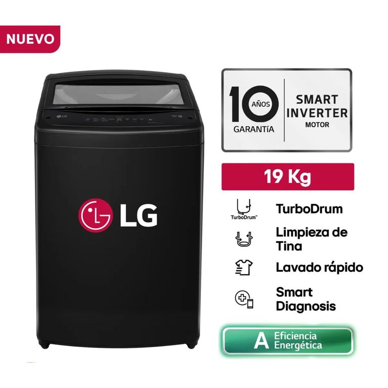 Lavadora TurboDrum 19KG WT19OBVTB Negro