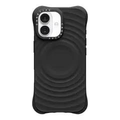 CASETIFY - Funda Ripple iPhone 17 Negro MagSafe