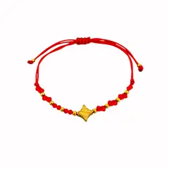 GENERICO - Pulsera de Hilo Rojo con Dije de Nudo de Bruja - Marión