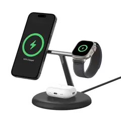 BELKIN - Cargador 3en1 15W Qi2 Magnetico iPhone