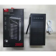 GENERICO - POWER BANK SOLAR 20000mAh