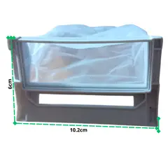 LG - Filtro Para Lavadora Atrapa Pelusa Tipo Bolsa Pack x 2