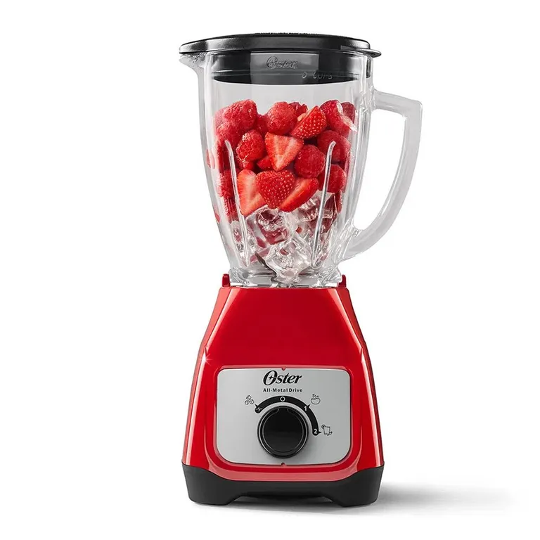 BLSTKAGRRD: Licuadora de 1.5L, 2 velocidades, potencia 550W, rojo