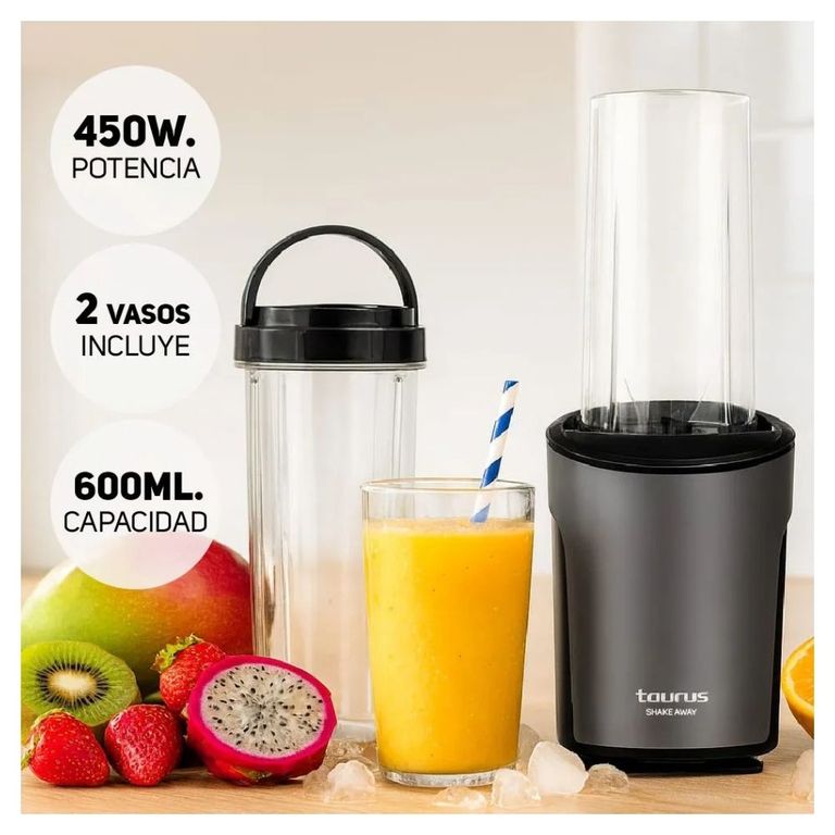 Shake Away 2.0 Licuadora potente de 450W para 2 personas