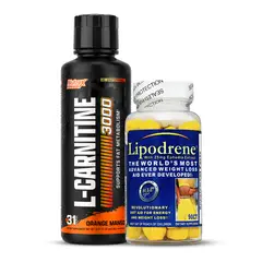 NUTREX RESEARCH - L-Carnitina Liquida - 31 Serv Orange Mango + Lipodrene - 90 Tabletas