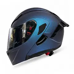 XTREME - CASCO PARA MOTO JH902 AZUL VISOR OSCURO L