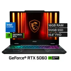 Msi - Laptop Gamer Cyborg Laptop Intel Core 7 240H, Memoria 16GB , Rtx 5060 8GB
