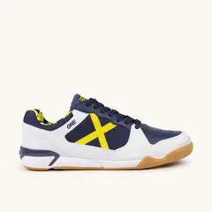MUNICH - ONE 78 Zapatillas de Fútbol Sala Ultra Ligeras Marino y Amarillo