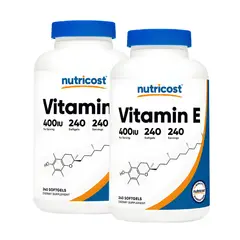 Nutricost - PACK X 02 - Vitamina E 400 IU - 240 Capsulas