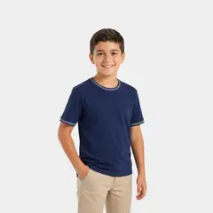 PAPIROS DENIM - Polo para niño en Algodón Waffle