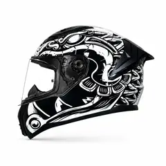 LS2 - CASCO FF810 VIGO AZTECA GRIS BLANCO VISOR TRANSP Y CERT ECE-2206