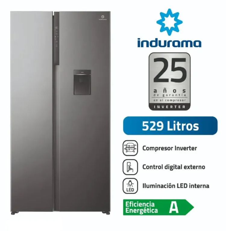 Refrigeradora RI-795DI Side by Side 529L Croma