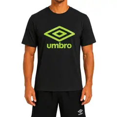 UMBRO - Polo Hombre Básico Negro v6