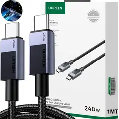UGREEN - Cable de Carga Rapida USB-C 240W 1M Trenzado L513 (45067)