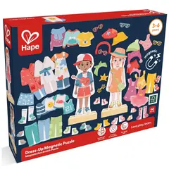 HAPE - Rompecabezas magnético para vestir 68 piezas