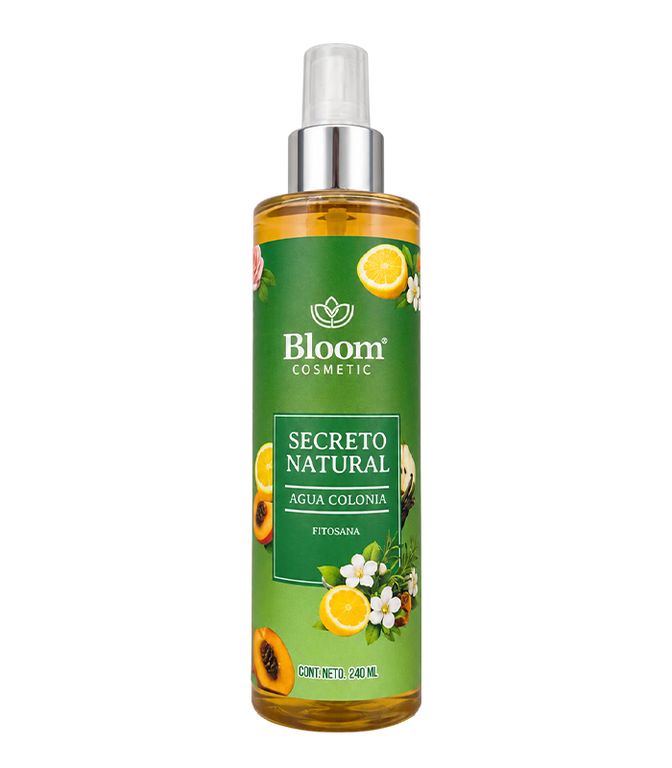 AGUA COLONIA SECRETO NATURAL 240ML - BLOOM COSMETIC