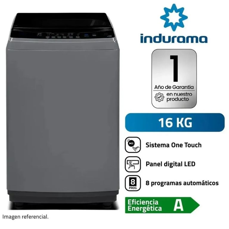 Lavadora Automática 16kg Carga Superior LRI-16DGR