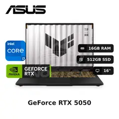 ASUS - Laptop TUF FX608JH Core I7-14650HX 16GB 512GB SSD RTX 5050 16" (90NR0NA1-M00HM0)