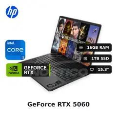 HP - Laptop OMEN 15 Core I7-14650HX 16GB 1TB SSD RTX 5060 15.3" (D62W3LA#ABM)