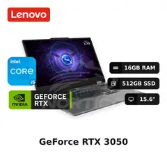 LENOVO - Laptop LOQ 15IAX9 Core I5-12450HX 16GB 512GB SSD RTX 3050 15.6" (83GS00TKLM)