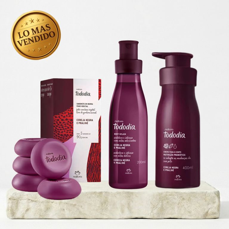 KIT TODODIA CEREZA NEGRA Y PRALINE EAU DE TOILETTE