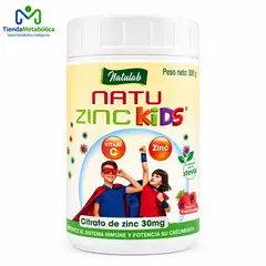 GENERICO - Citrato de Zinc Kids 30 mg con Vitamina C – Sabor Frambuesa – 300 g